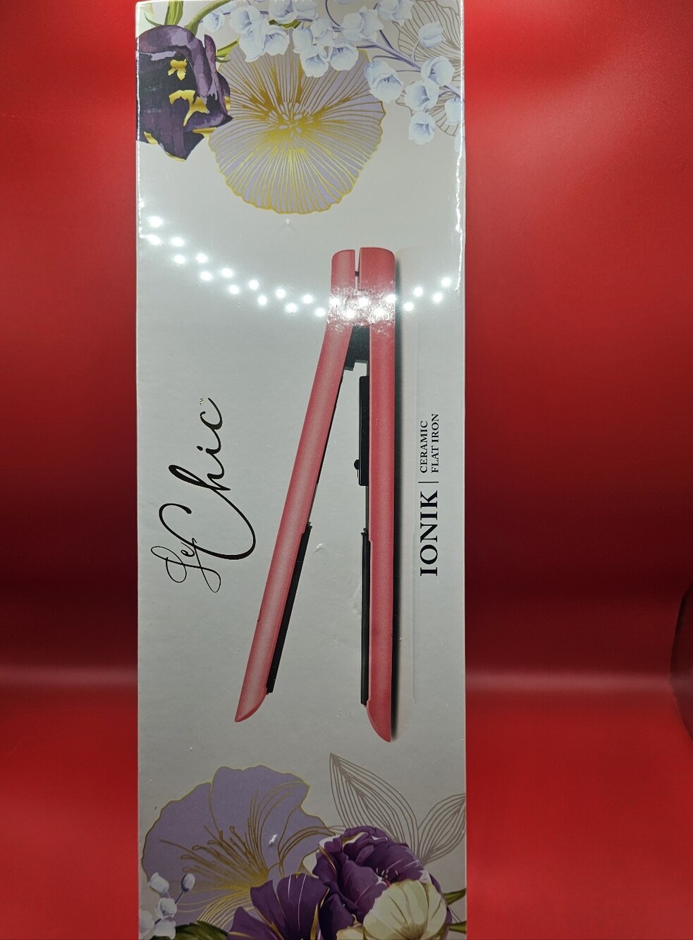 Le Chic Pink Hair Straightener - Sleek Ceramic Flat Iron